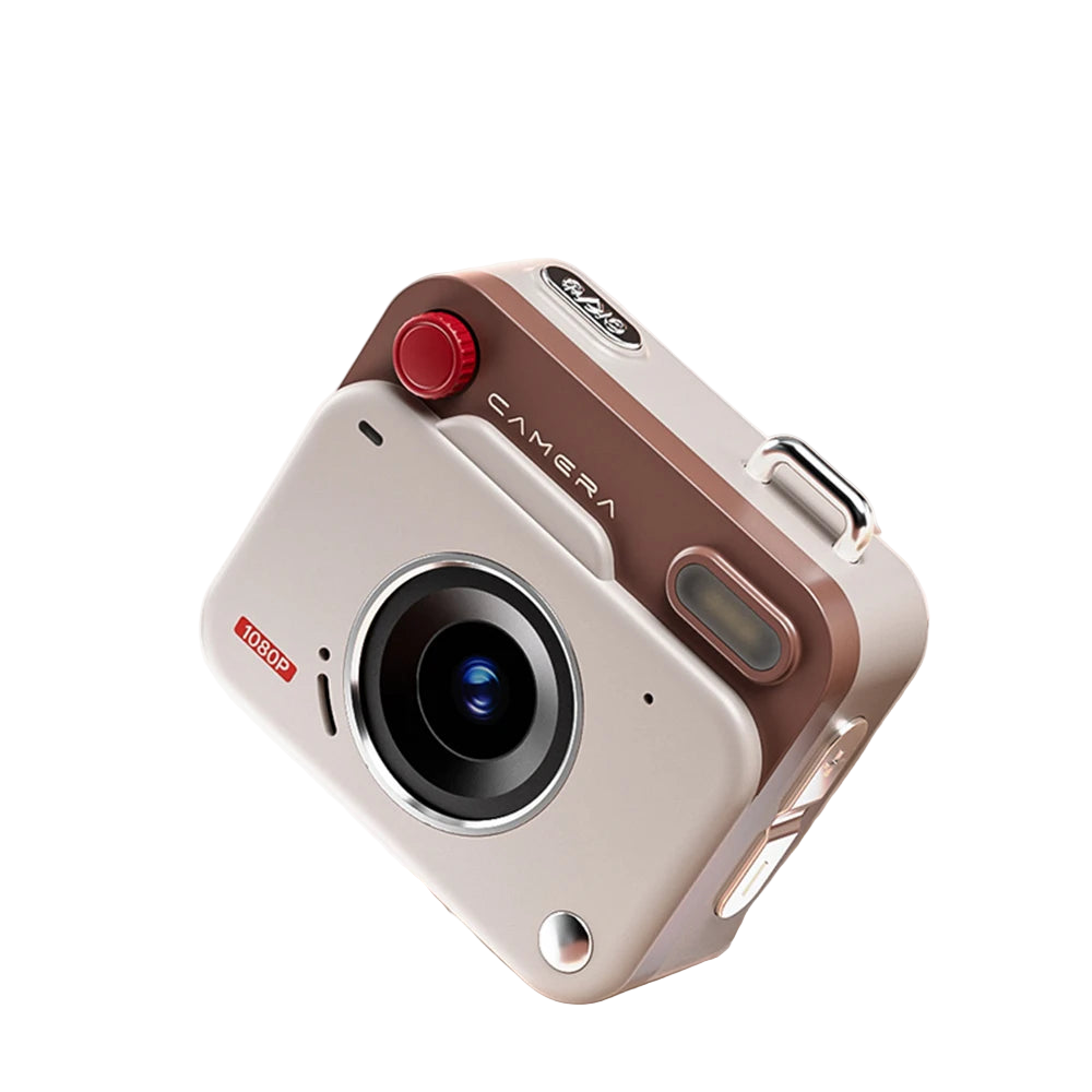 NNEOBA Retro Mini Keychain Camera Khaki